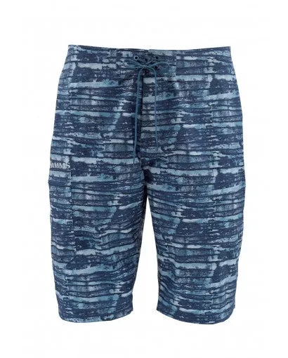 Simms Men's Surf Short/Water Print Dusk