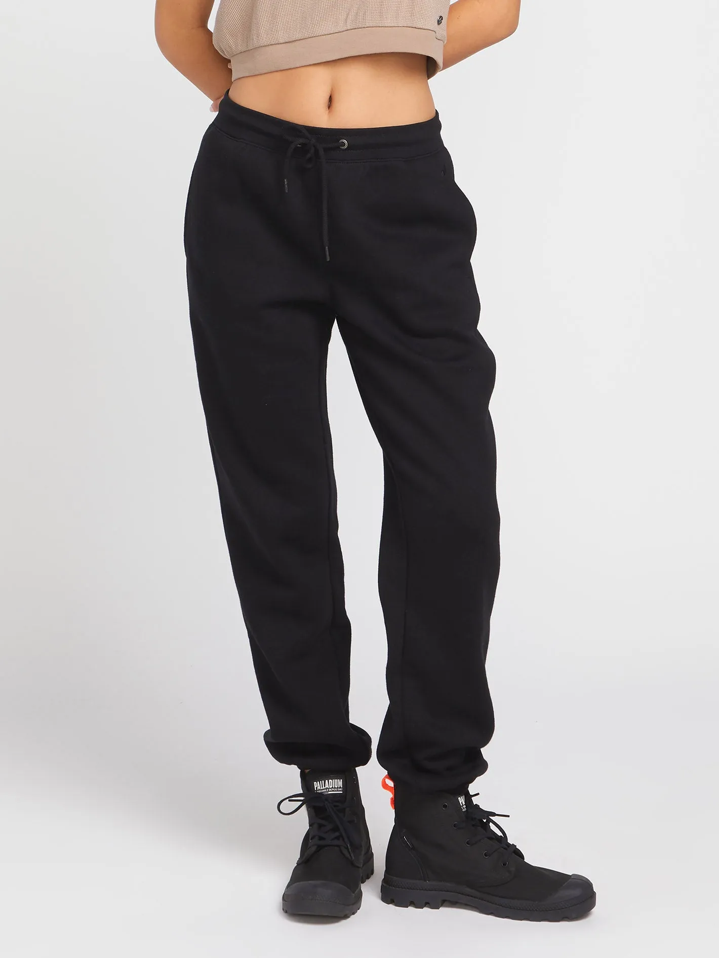 Stone Heart Up Trousers - Black