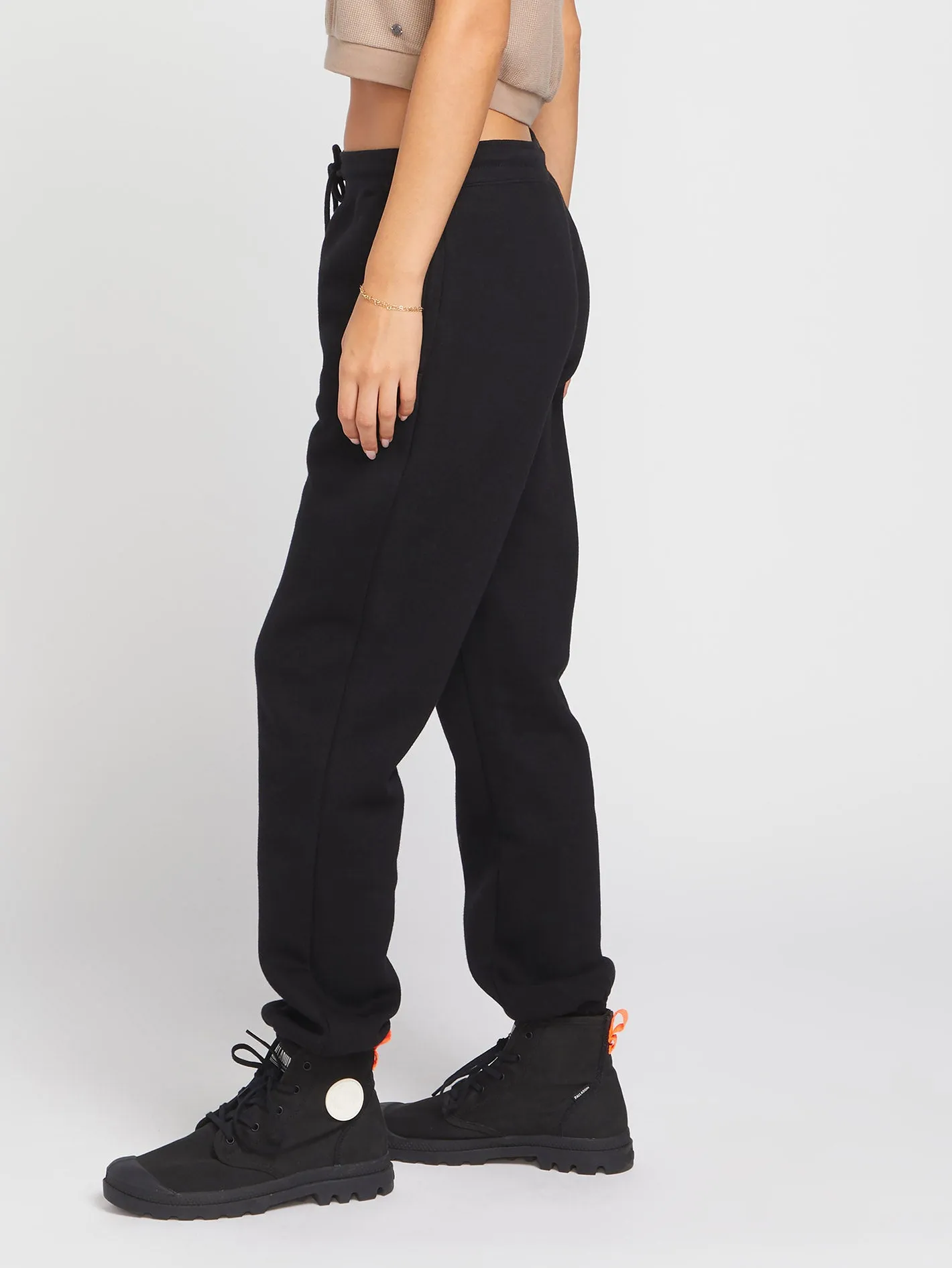 Stone Heart Up Trousers - Black