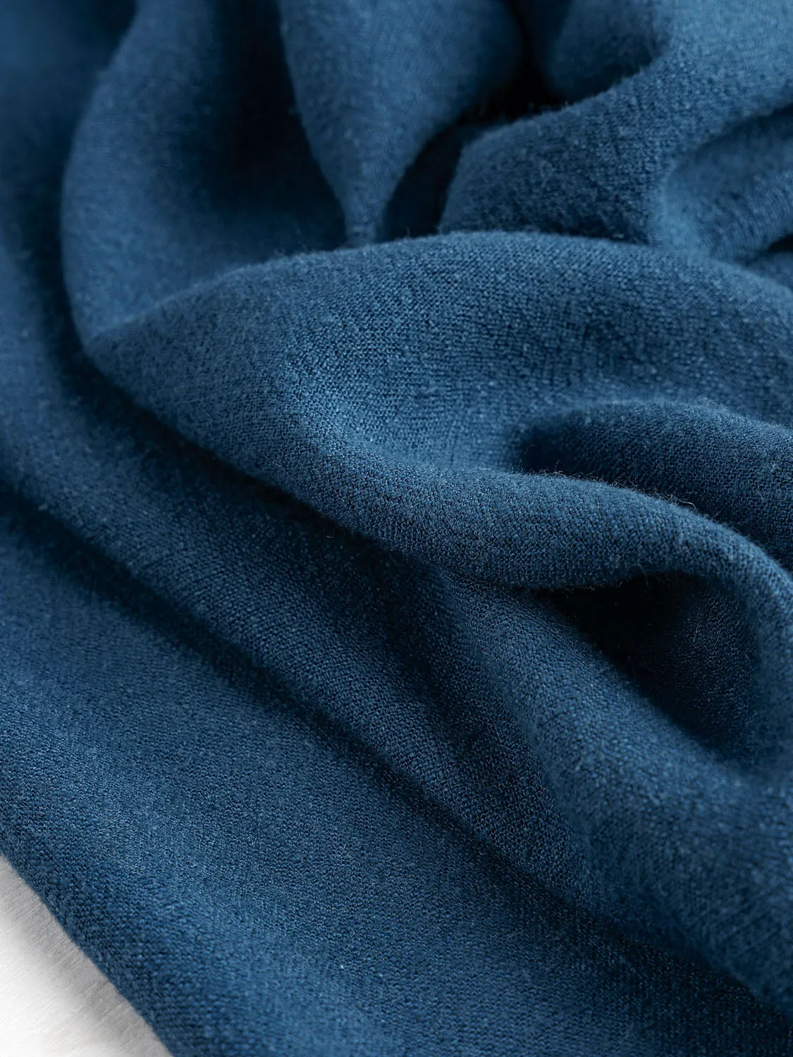 Textured Viscose Linen - Deep Teal