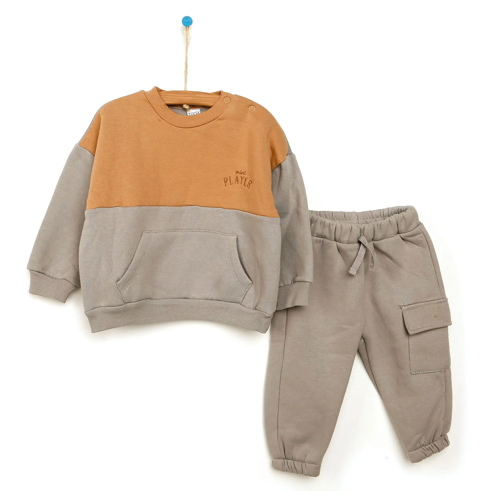 Tuffy Sweatshirt- Footless Bottom - Grey