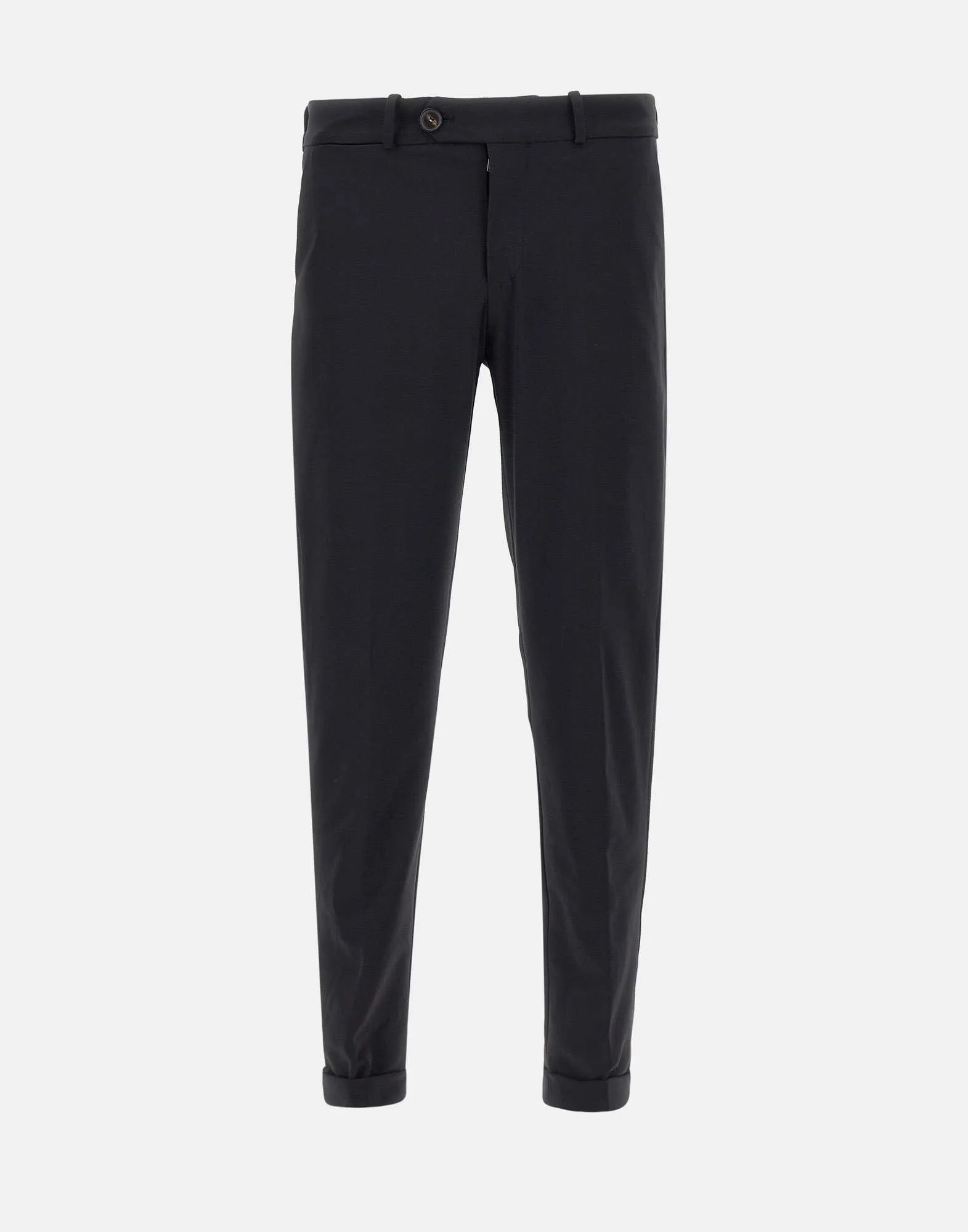 Winter Chino Black Slim Fit Trousers