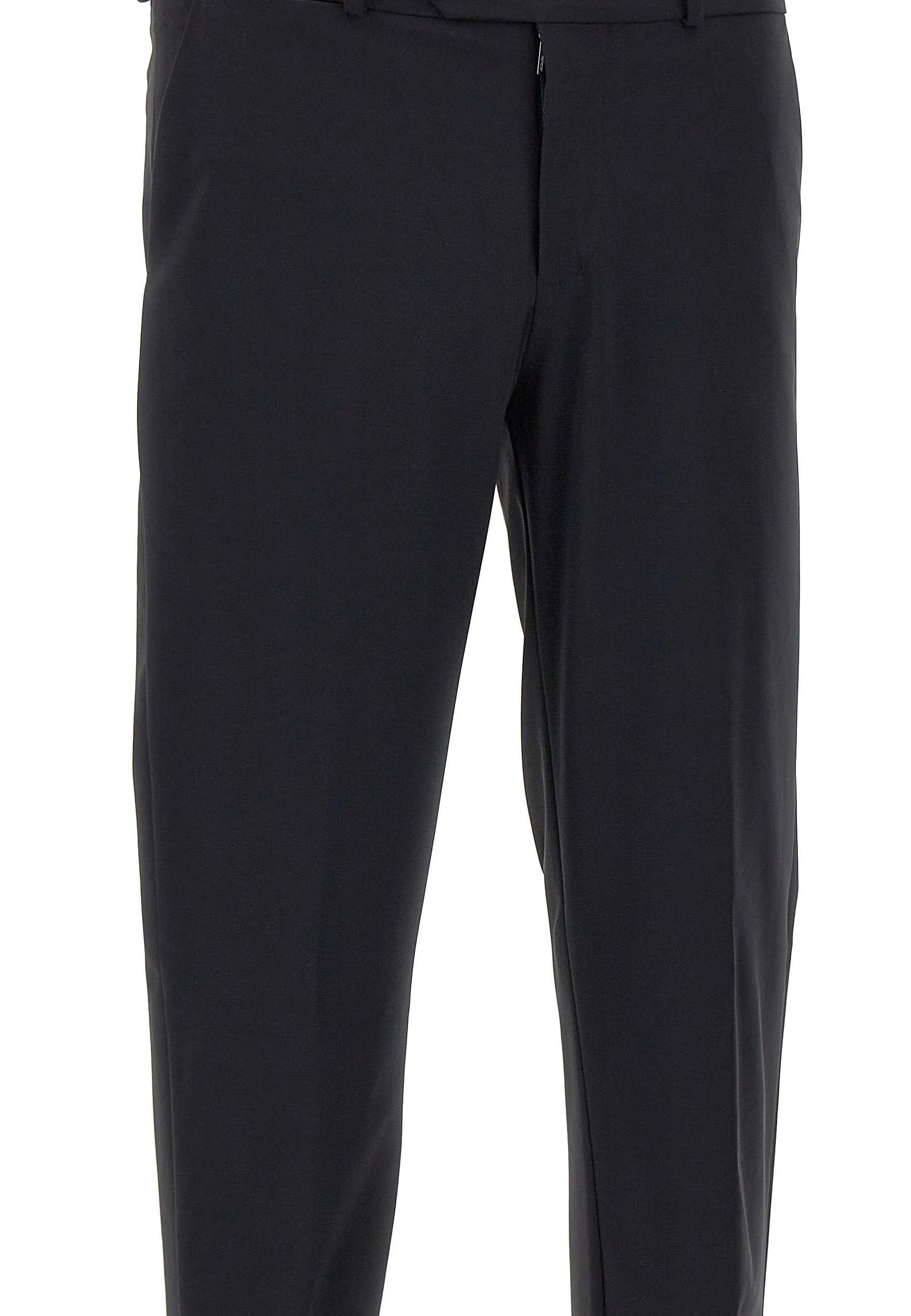 Winter Chino Black Slim Fit Trousers