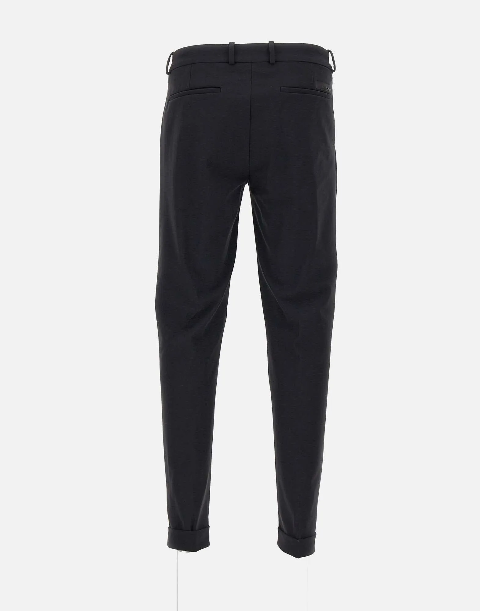 Winter Chino Black Slim Fit Trousers