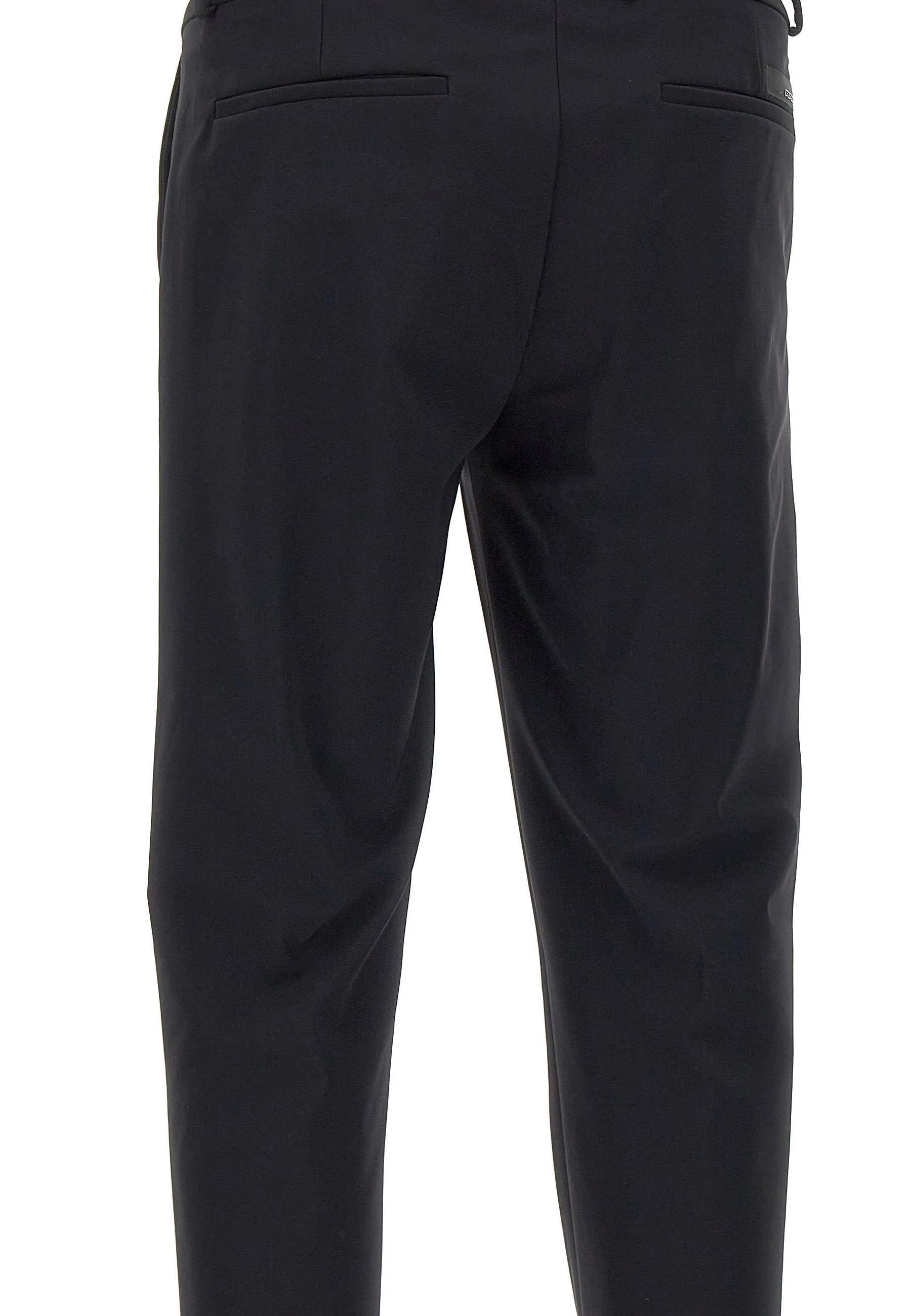 Winter Chino Black Slim Fit Trousers