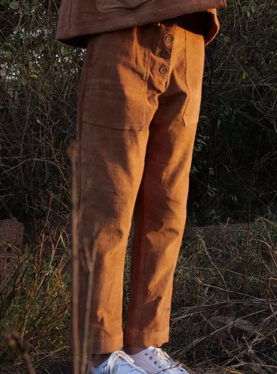 Women's Corduroy Trousers | Natural Dye